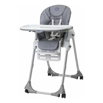 Chicco - Otroški jedilni stol Polly Easy siva
