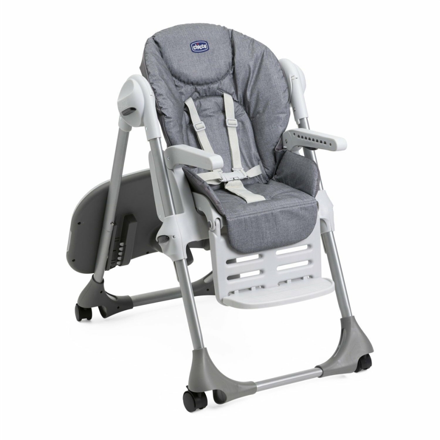 Chicco - Otroški jedilni stol Polly Easy siva