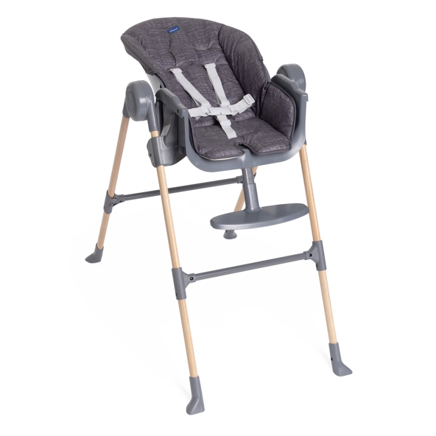 Chicco - Otroški jedilni stol Polly Essential - siva