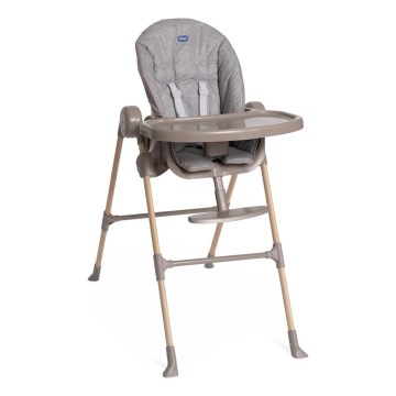 Chicco - Otroški jedilni stol Polly Essential - siva/rjava