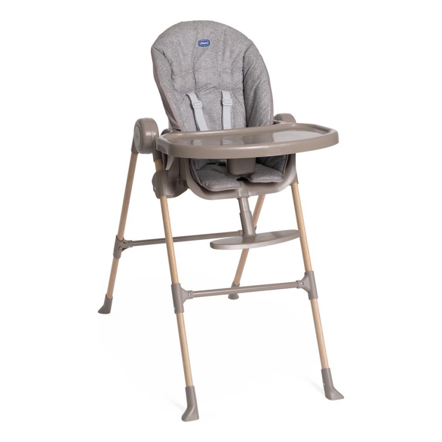 Chicco - Otroški jedilni stol Polly Essential - siva/rjava