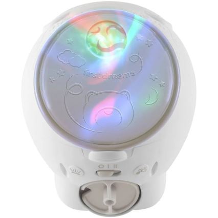Chicco - Otroški projektor 2v1 POLAR BEAR 3xAA bež