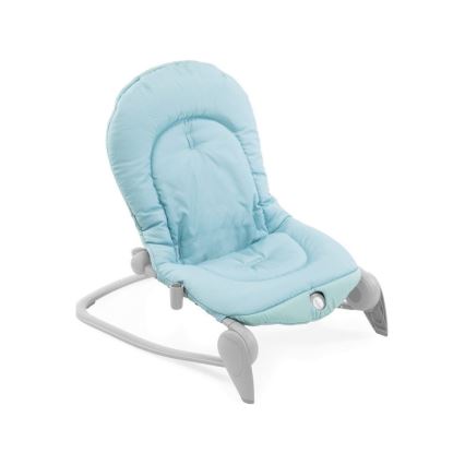 Chicco - Otroški vibrirajoči ležalnik z melodijo BALLOON Froggy modra