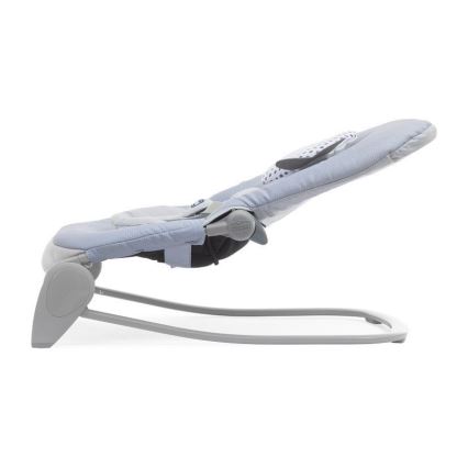 Chicco - Otroški vibrujoči ležalnik z melodijo BALLOON Dots 2xAA + 1xLR20 modri