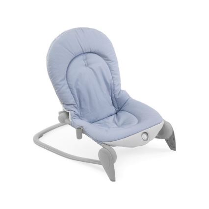 Chicco - Otroški vibrujoči ležalnik z melodijo BALLOON Dots 2xAA + 1xLR20 modri