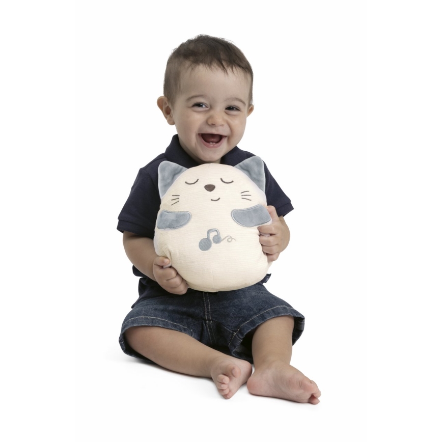 Chicco - Pliš Interaktivna igrača mačka 3xAAA