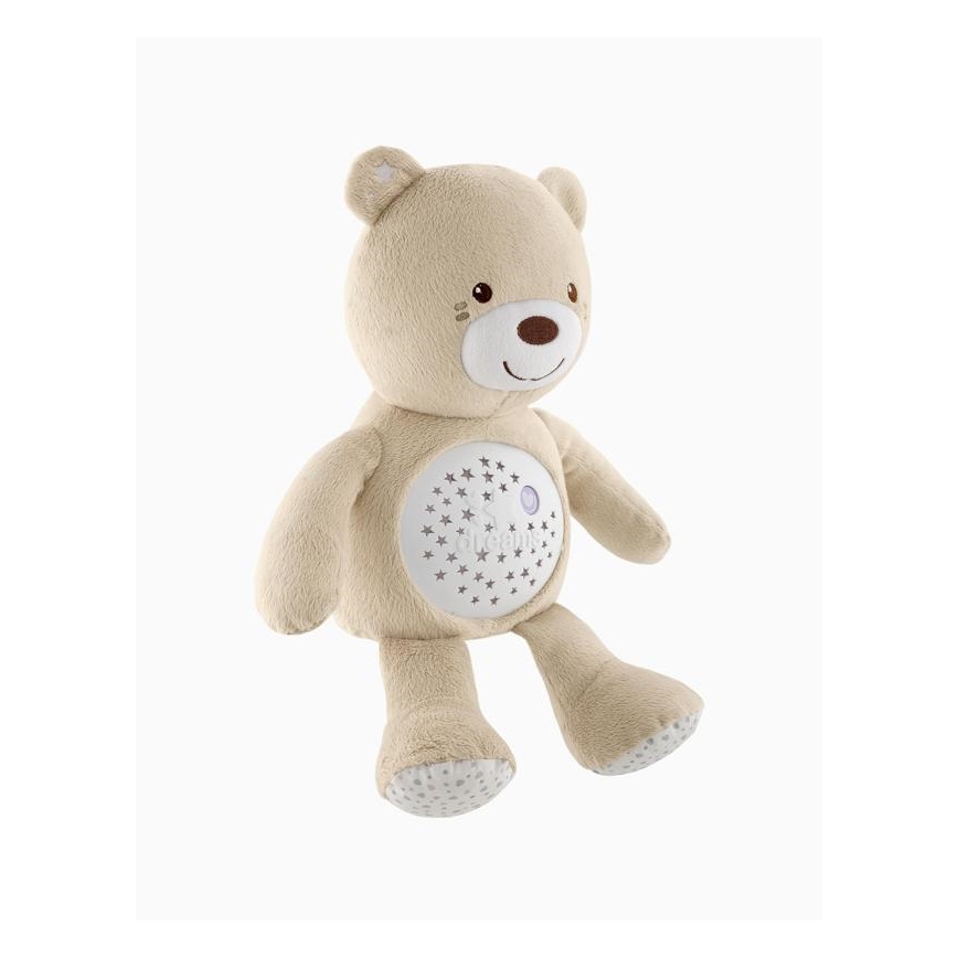 Chicco - Projektor z melodijo BABY BEAR 3xAAA bež