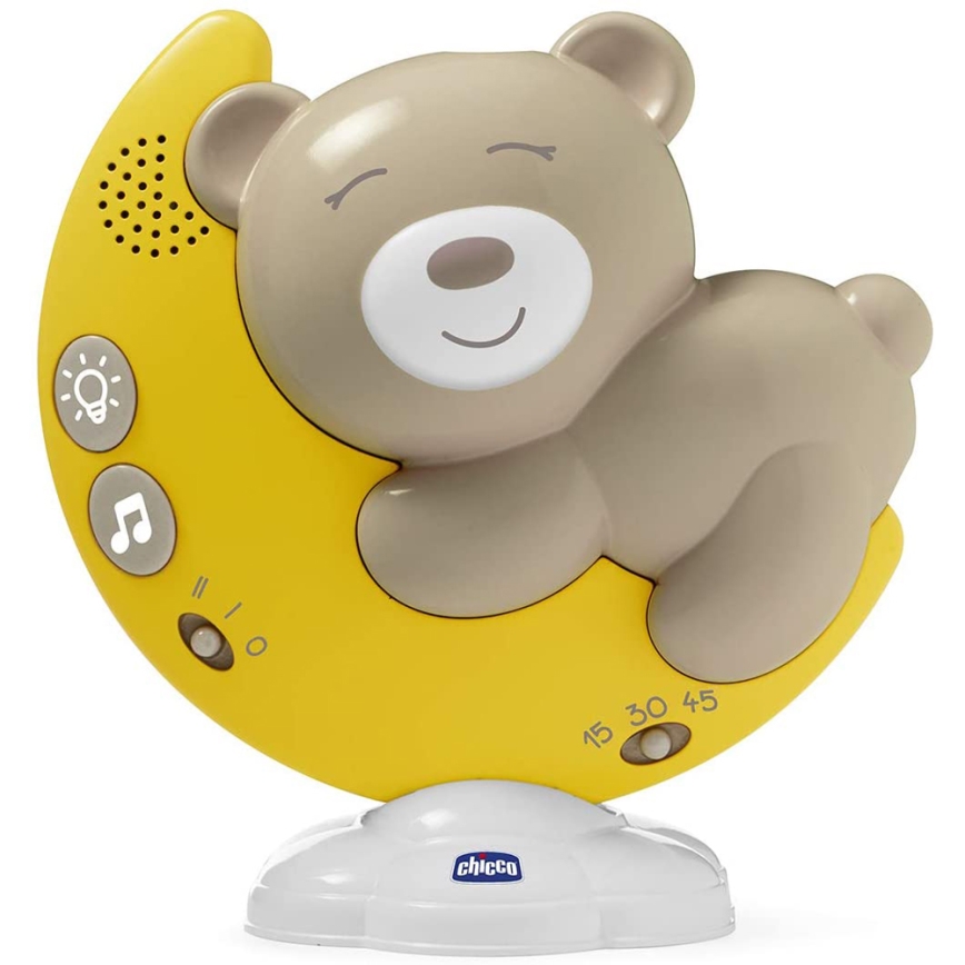 Chicco - Projektor za posteljico z melodijo 3v1 NEXT2MOON siva