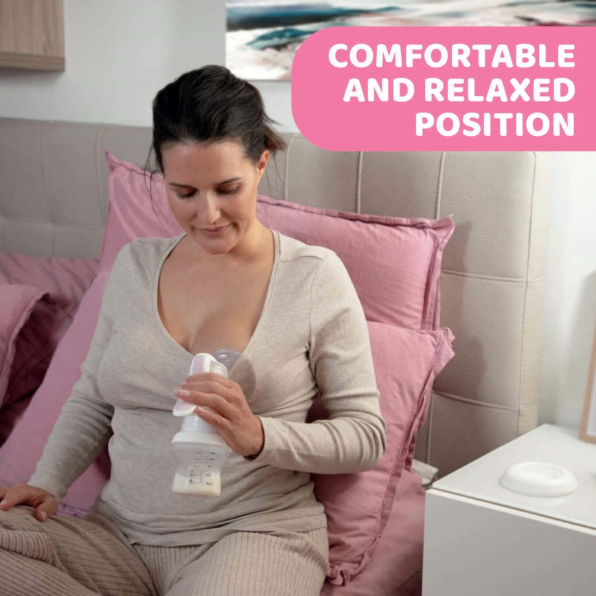 Chicco - Ročna prsna črpalka Natural Feeling