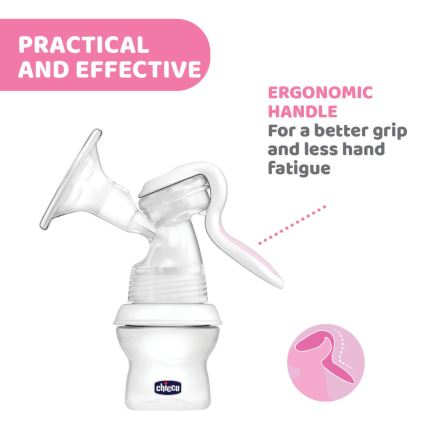 Chicco - Ročna prsna črpalka Natural Feeling
