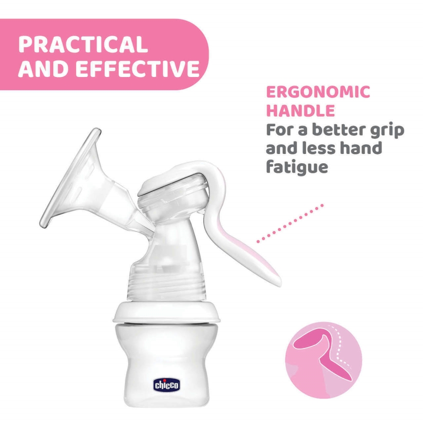 Chicco - Ročna prsna črpalka Natural Feeling