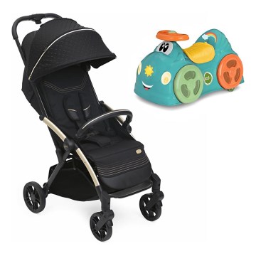Chicco - Voziček GOODY XPLUS Black Re_Lux Eco+ + potisni avto ALL AROUND