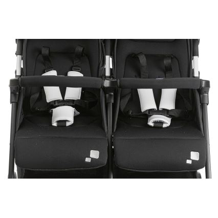 Chicco - Voziček za dvojčke OHLALA TWIN Black Night črna