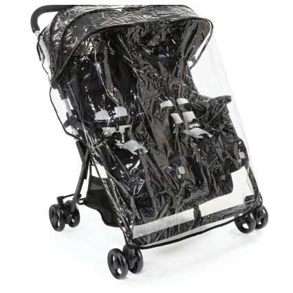 Chicco - Voziček za dvojčke OHLALA TWIN Black Night črna