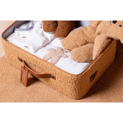 Childhome - Otroški potovalni kovček TEDDY rjava
