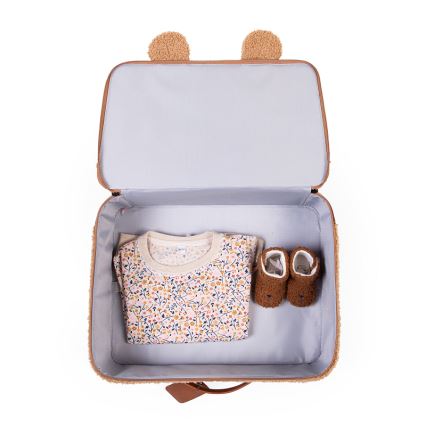 Childhome - Otroški potovalni kovček TEDDY rjava