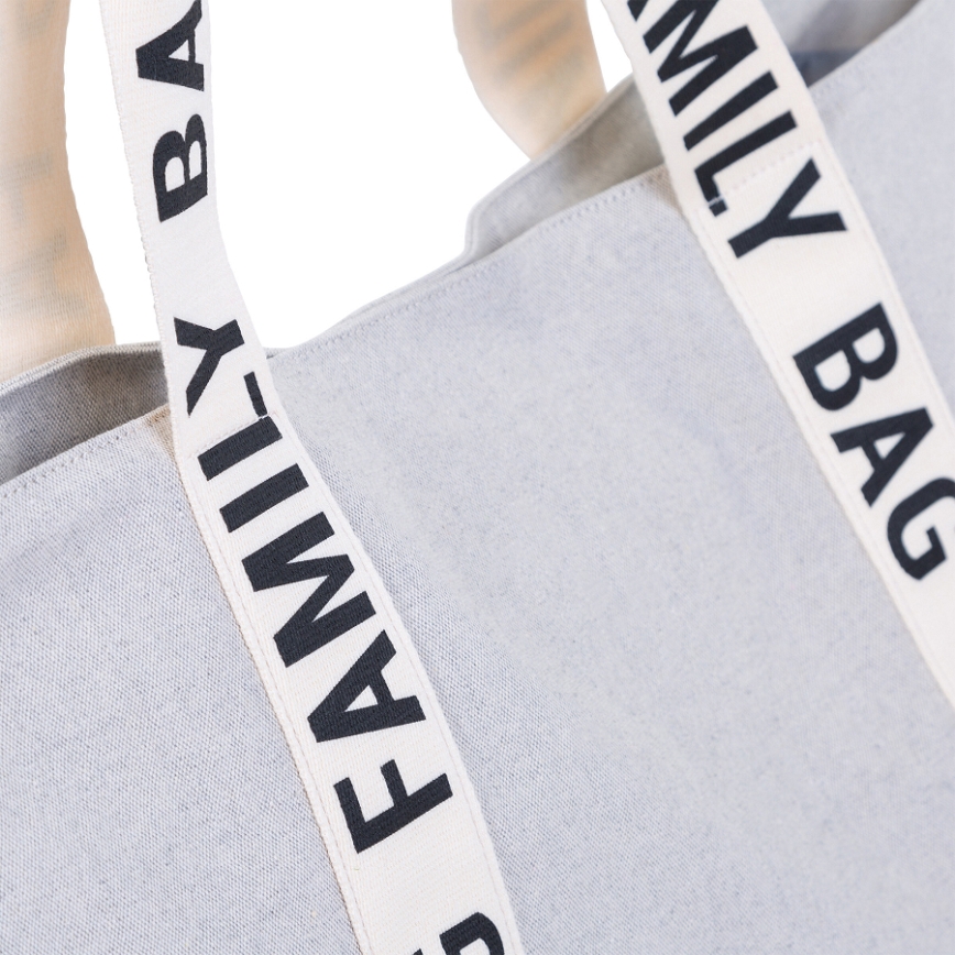 Childhome - Potovalna torba FAMILY BAG CANVAS bela