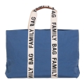 Childhome - Potovalna torba FAMILY BAG CANVAS modra