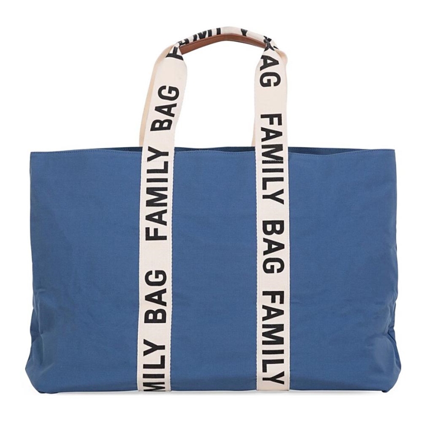 Childhome - Potovalna torba FAMILY BAG CANVAS modra