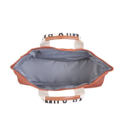 Childhome - Potovalna torba FAMILY BAG CANVAS oranžna