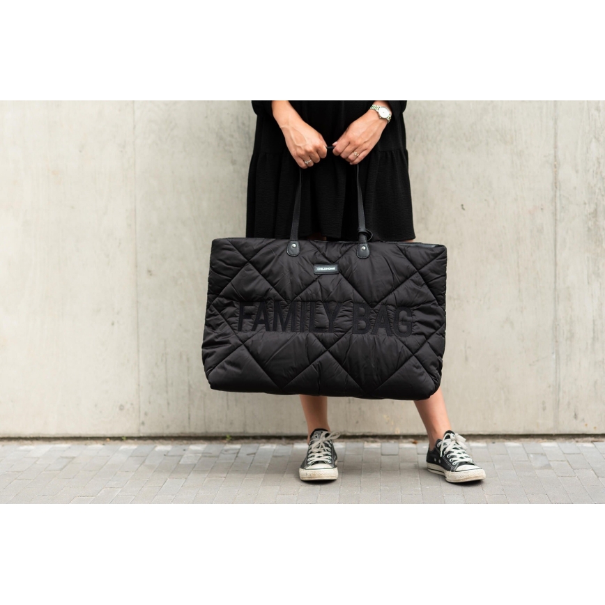 Childhome - Potovalna torba FAMILY BAG črna