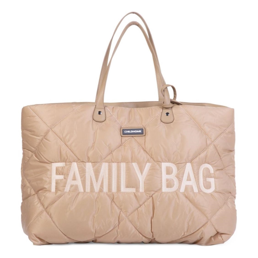 Childhome - Potovalna torba FAMILY BAG PUFFERED krem barva