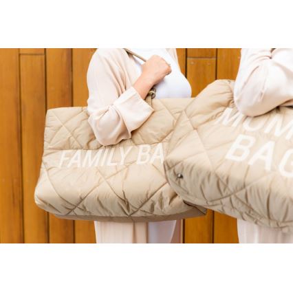 Childhome - Potovalna torba FAMILY BAG PUFFERED krem barva