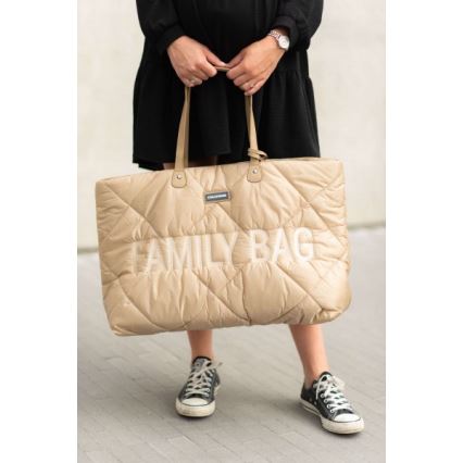 Childhome - Potovalna torba FAMILY BAG PUFFERED krem barva