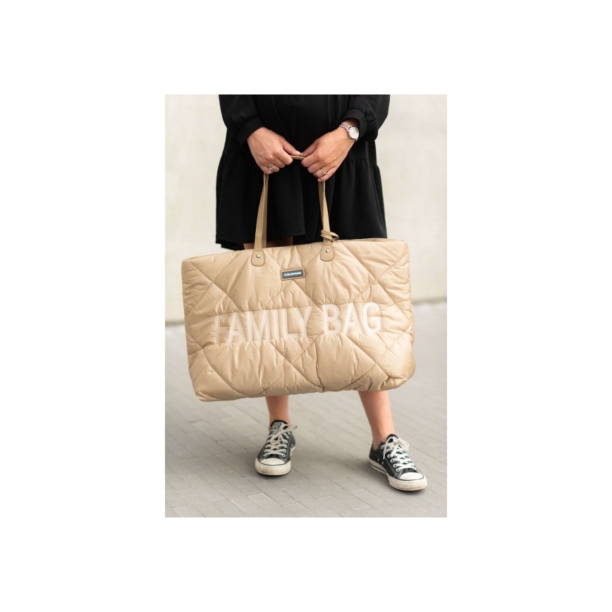 Childhome - Potovalna torba FAMILY BAG PUFFERED krem barva