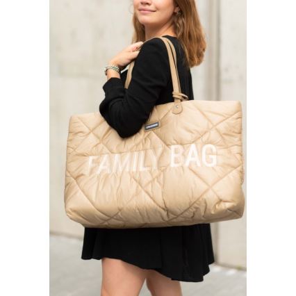 Childhome - Potovalna torba FAMILY BAG PUFFERED krem barva