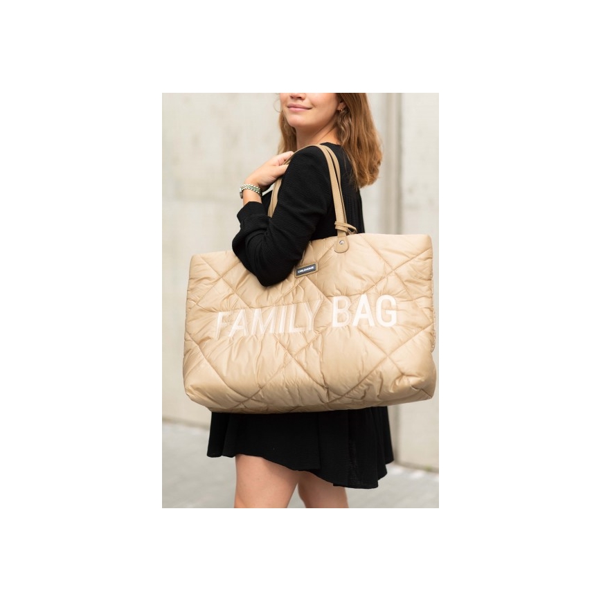 Childhome - Potovalna torba FAMILY BAG PUFFERED krem barva