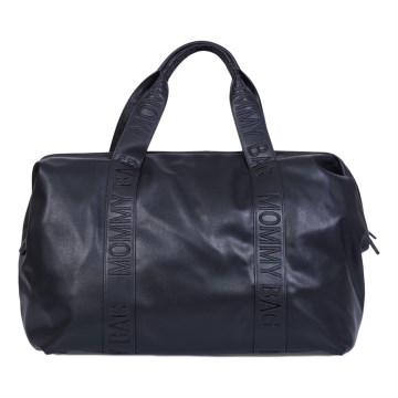 Childhome - Previjalna torba MOMMY BAG LEATHER črna