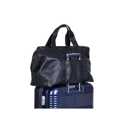 Childhome - Previjalna torba MOMMY BAG LEATHER črna