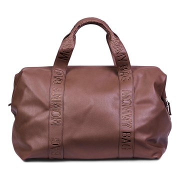 Childhome - Previjalna torba MOMMY BAG LEATHER rjava