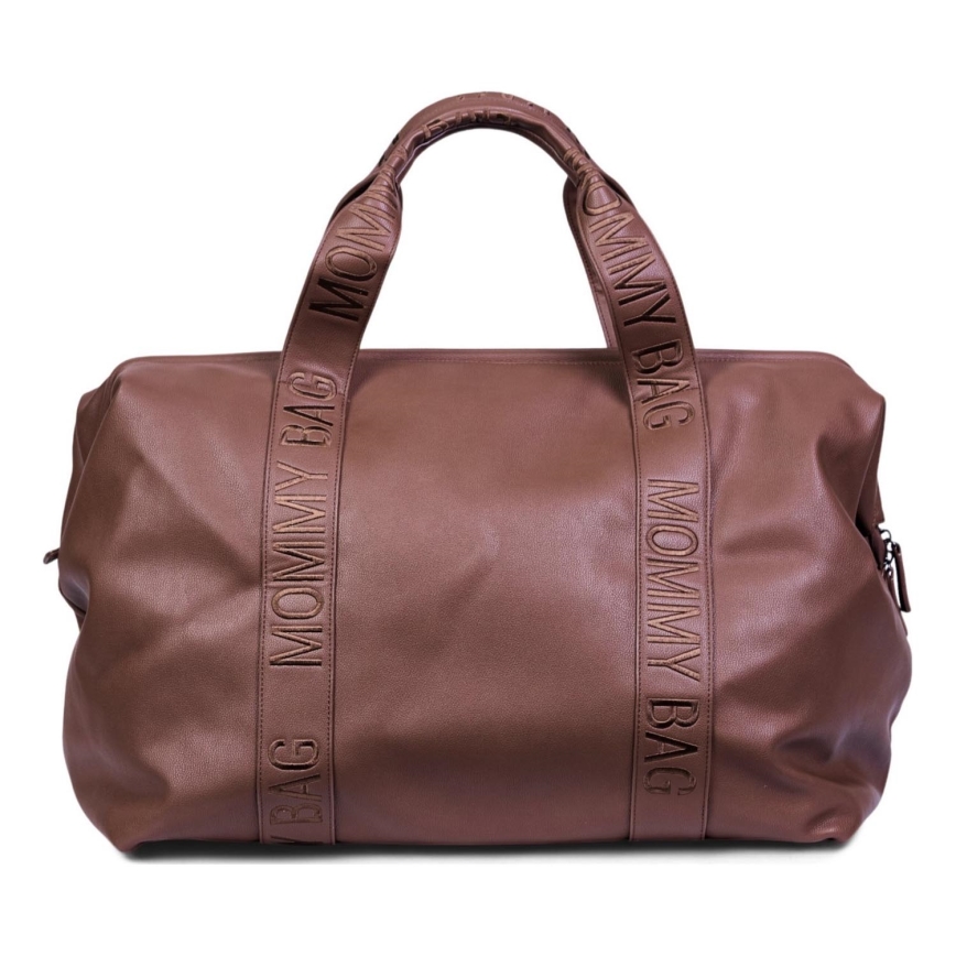 Childhome - Previjalna torba MOMMY BAG LEATHER rjava