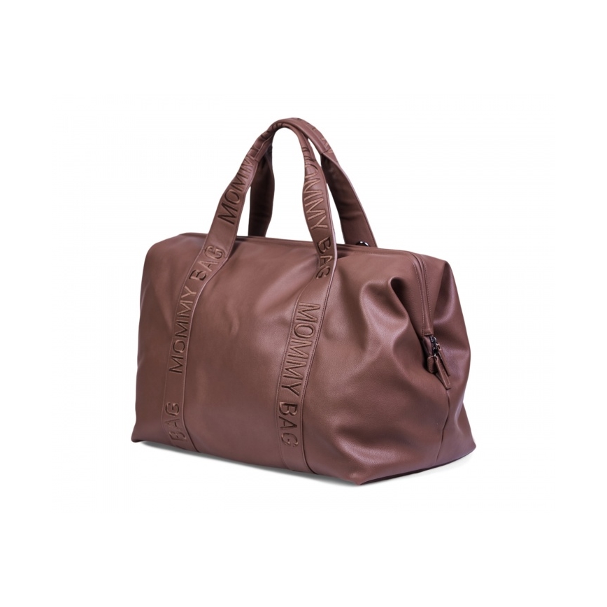Childhome - Previjalna torba MOMMY BAG LEATHER rjava