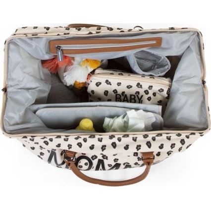 Childhome - Previjalna torba MOMMY BAG leopard