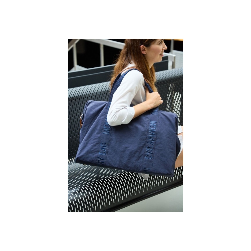 Childhome - Previjalna torba MOMMY BAG modra