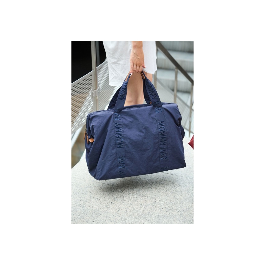 Childhome - Previjalna torba MOMMY BAG modra
