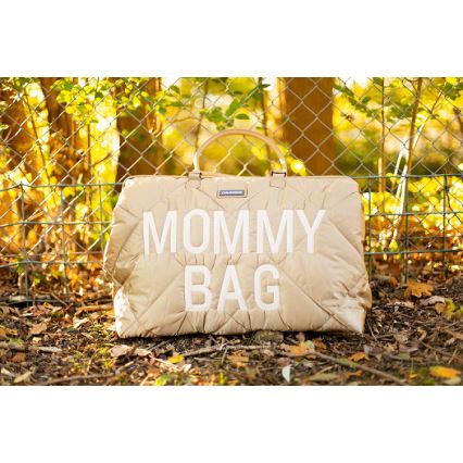 Childhome - Previjalna torba MOMMY BAG PUFFERED bež