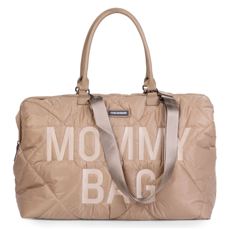 Childhome - Previjalna torba MOMMY BAG PUFFERED bež