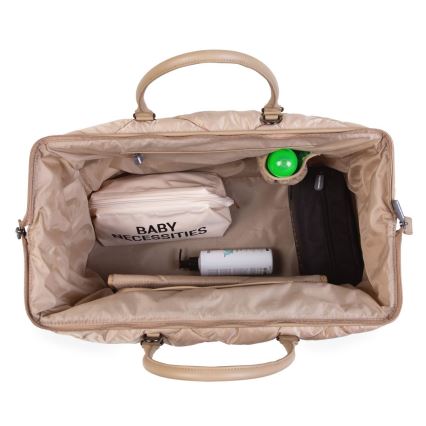 Childhome - Previjalna torba MOMMY BAG PUFFERED bež