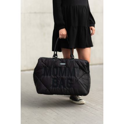 Childhome - Previjalna torba MOMMY BAG PUFFERED črna