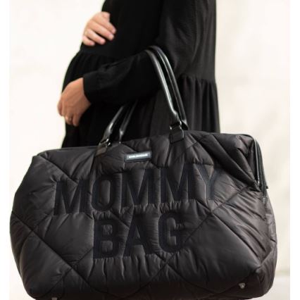 Childhome - Previjalna torba MOMMY BAG PUFFERED črna