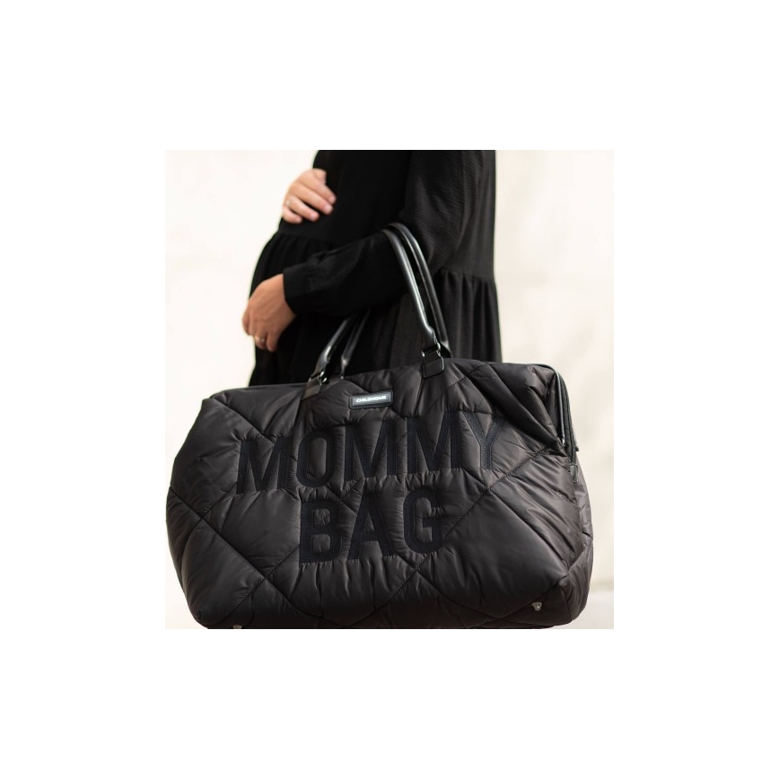 Childhome - Previjalna torba MOMMY BAG PUFFERED črna