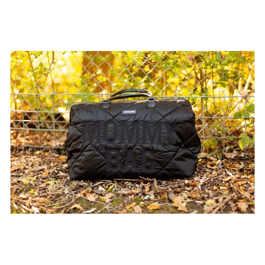 Childhome - Previjalna torba MOMMY BAG PUFFERED črna