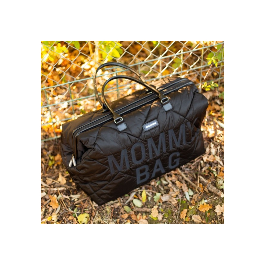Childhome - Previjalna torba MOMMY BAG PUFFERED črna