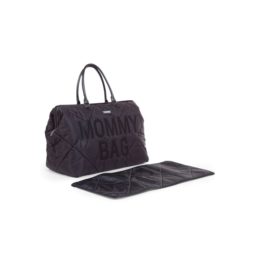 Childhome - Previjalna torba MOMMY BAG PUFFERED črna