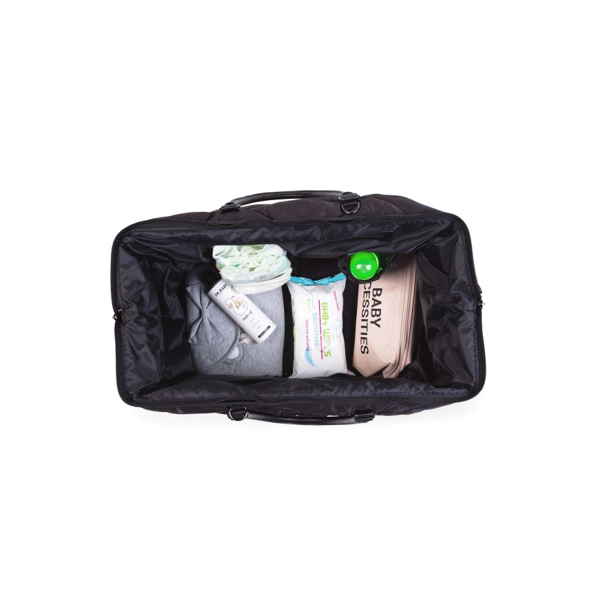 Childhome - Previjalna torba MOMMY BAG PUFFERED črna