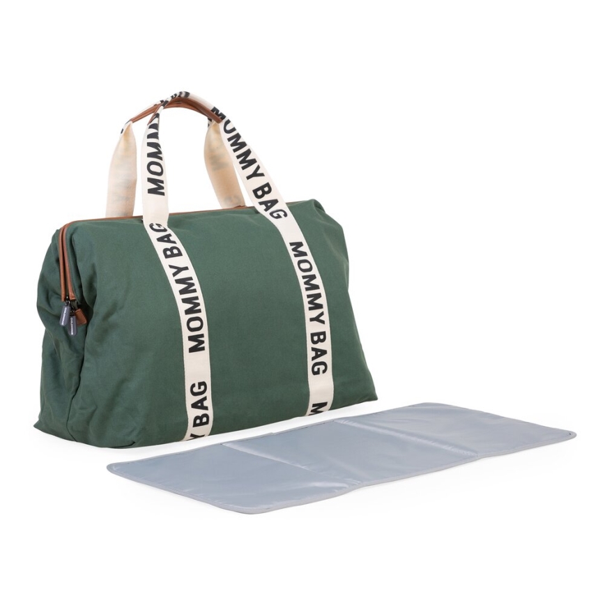 Childhome - Previjalna torba MOMMY BAG zelena